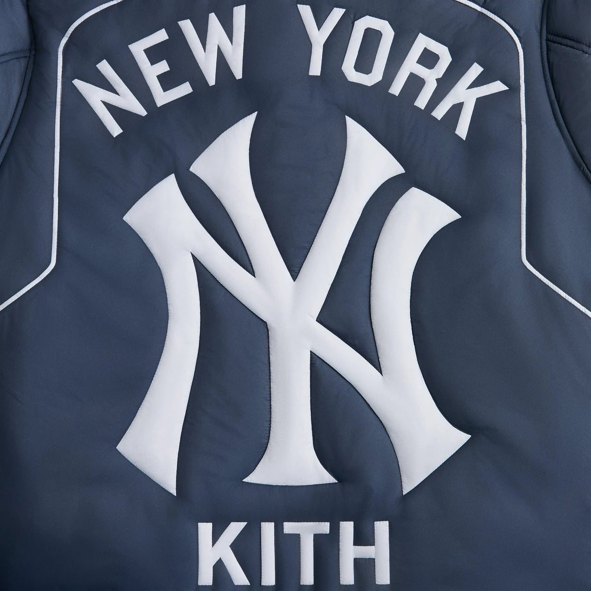 Kith for the New York Yankees Zip Brixton Puffed Shirt Jacket