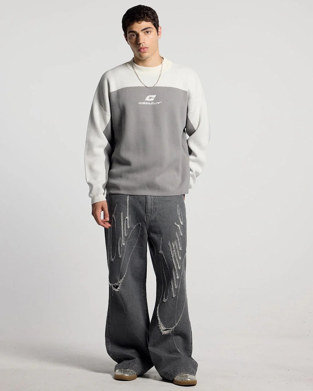 NO RISK FLEECE JACKET STONE GREY