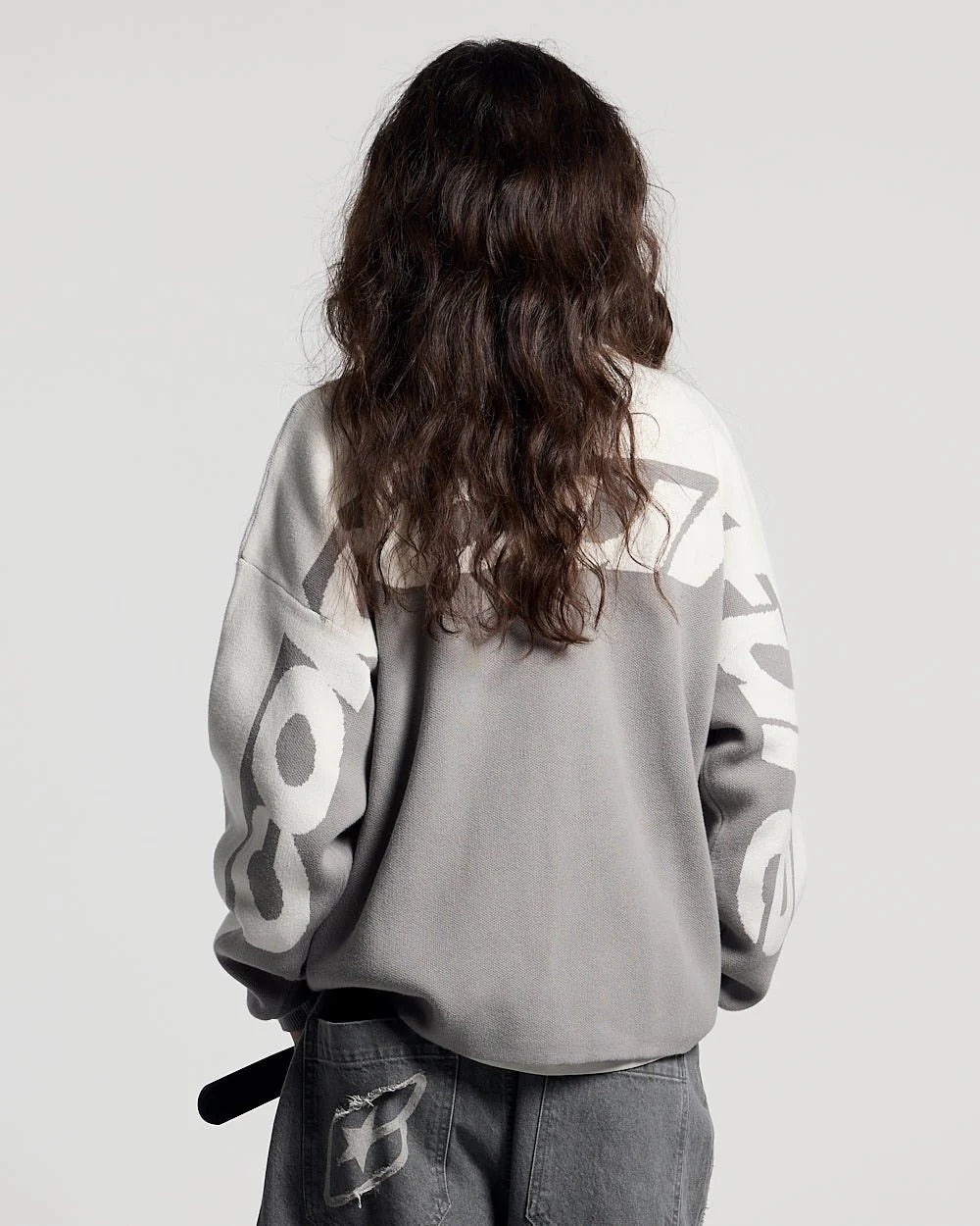 NO RISK FLEECE JACKET STONE GREY