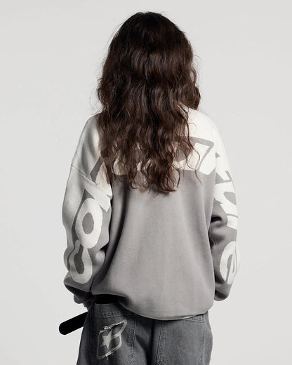 NO RISK FLEECE JACKET STONE GREY