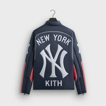 Kith for the New York Yankees Zip Brixton Puffed Shirt Jacket