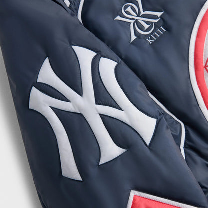 Kith for the New York Yankees Zip Brixton Puffed Shirt Jacket